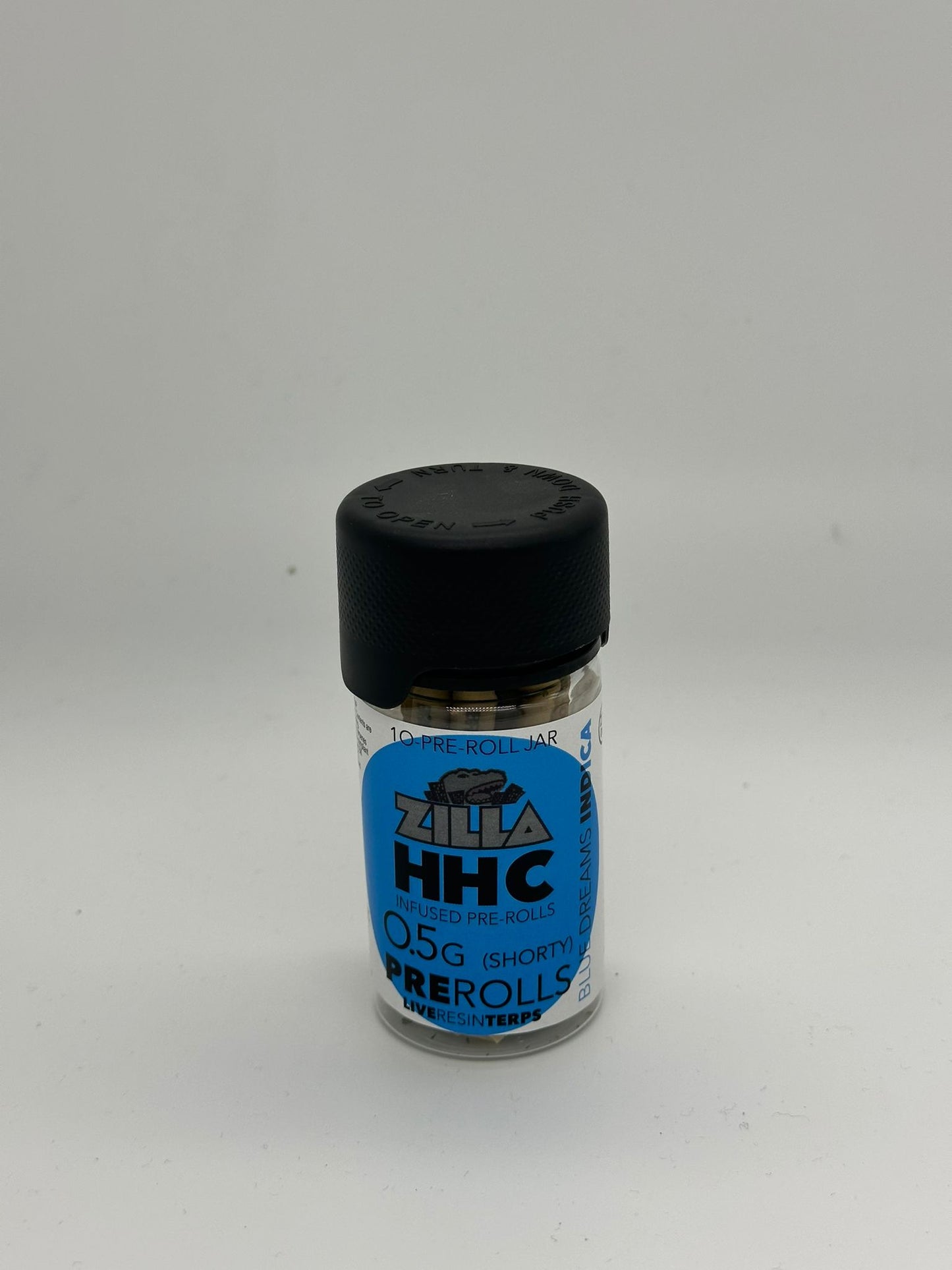 MOJO ZILLA HHC 0.5G 10 CT PREROLLS BLUE DREAM