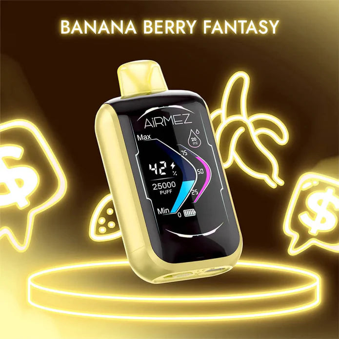 AIRMEZ MATRIX 25000 PUFF 5CT BANANA BERRY FANTASY