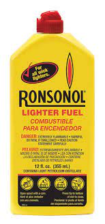 RONSONOL 12 OZ LIGHTER FLUID