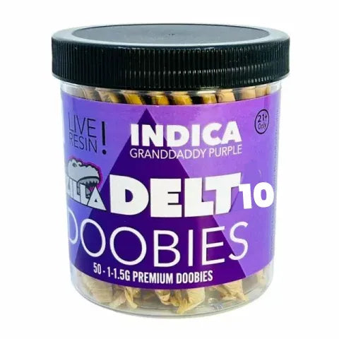 MOJO ZILA D 10 DOOBIES 50CT Grand Daddy Purple