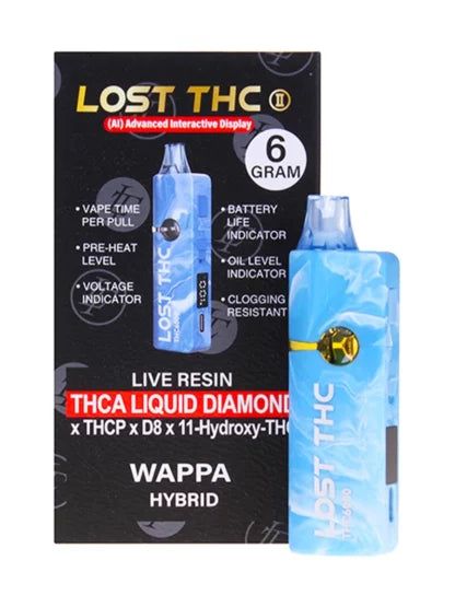 LOST THC THSA LIQUID DIAMOND 6G 5CT GARY WAPPA