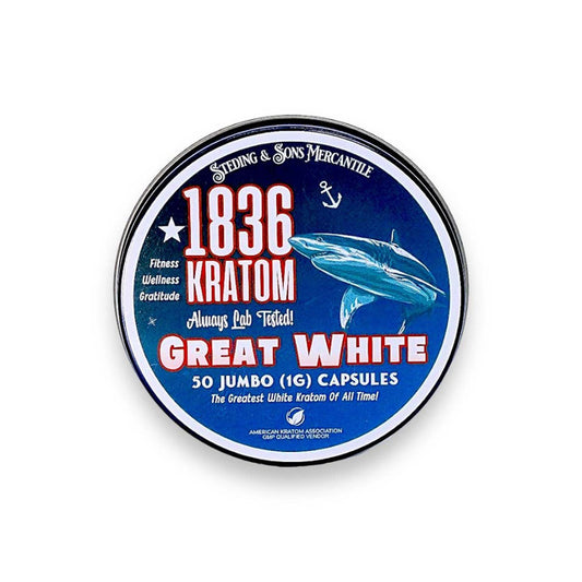 1836 50CT CAPSULE 6PK GREAT WHITE