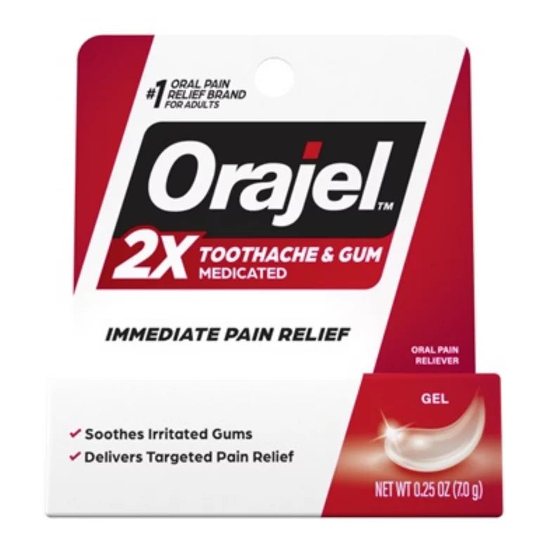 ORAJEL PAIN RELIEF 0.25OZ 2X