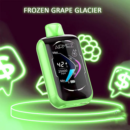 AIRMEZ MATRIX 25000 PUFF 5CT FROZEN GRAPE GLACIER