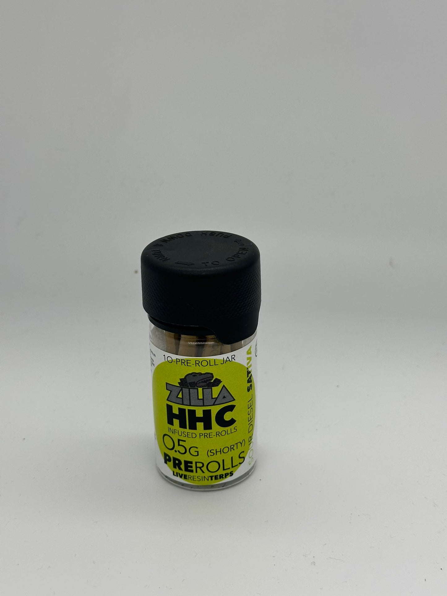 MOJO ZILLA HHC 0.5G 10 CT PREROLL SOUR DIESEL