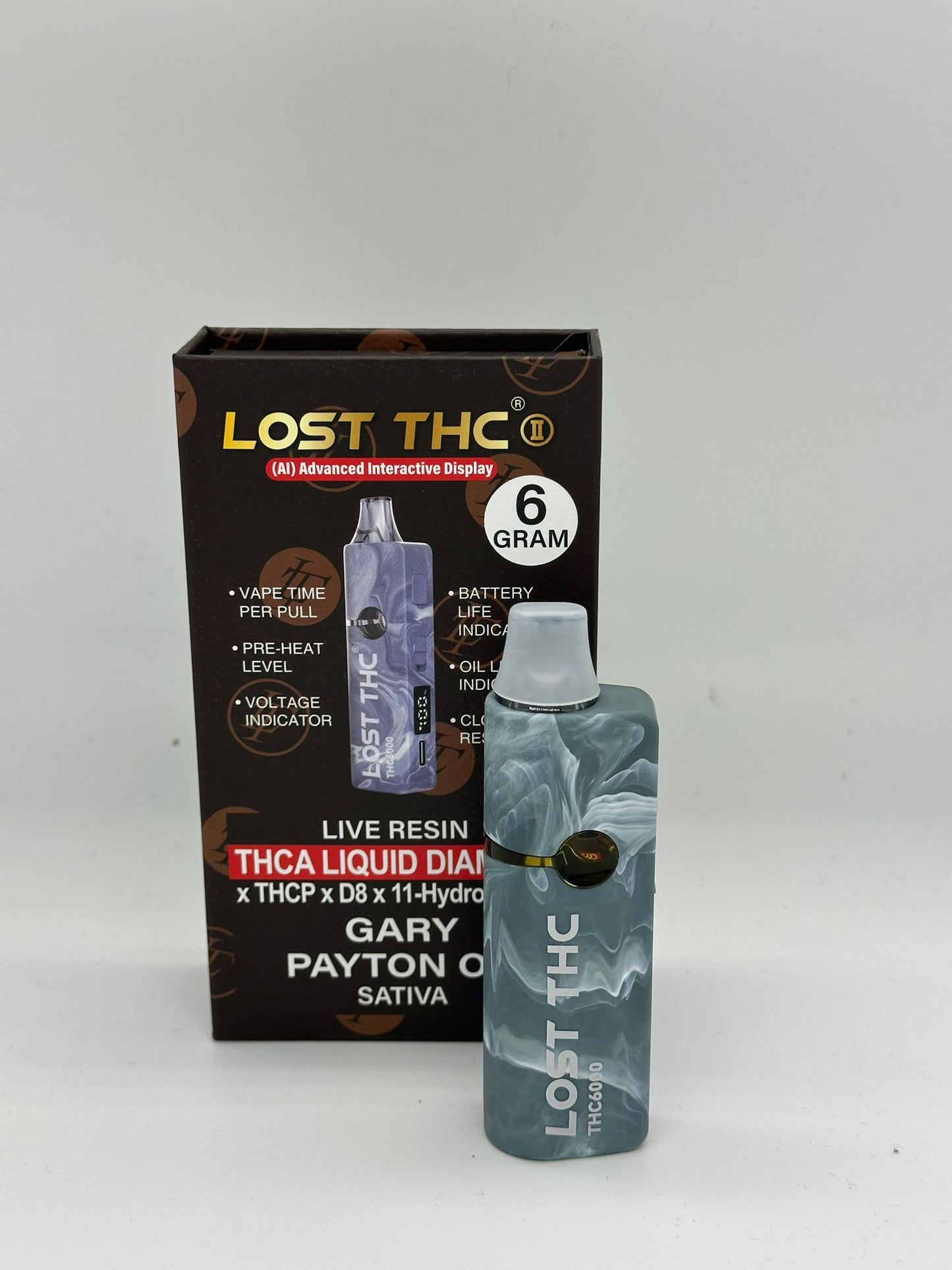 LOST THC THSA LIQUID DIAMOND 6G 5CT Gary payton