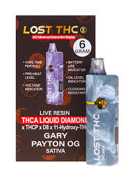 LOST THC THSA LIQUID DIAMOND 6G 5CT GARY PAYTON OG