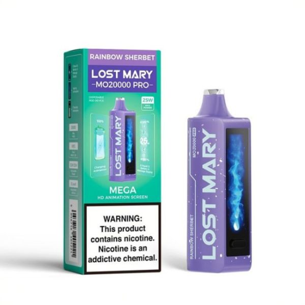 LOST MARY 20K PUFFS 5CT RAINBOW SHERBET