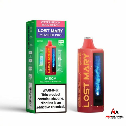 LOST MARY 20K PUFFS 5CT WATERMELON SOUR PEACH