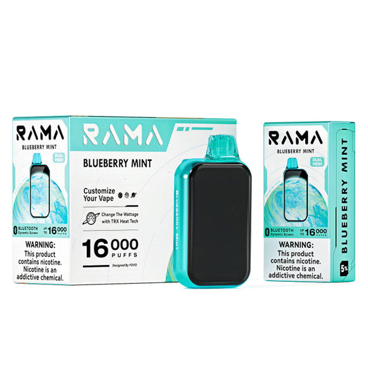 RAMA 16000 PUFFS 5CT BLUBERRY MINT