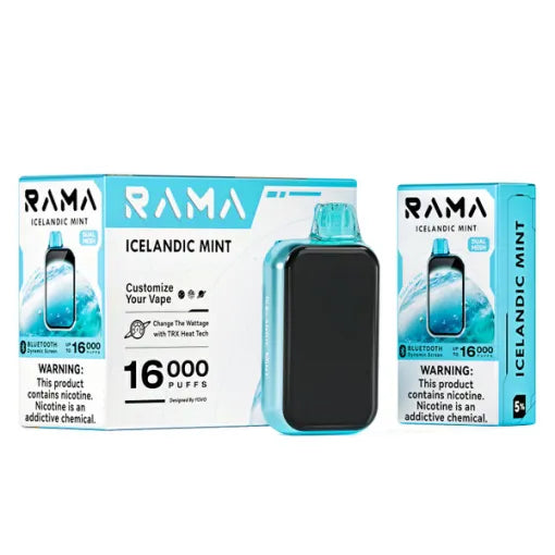 RAMA 16000 PUFFS 5CT ICELANDIC MINT