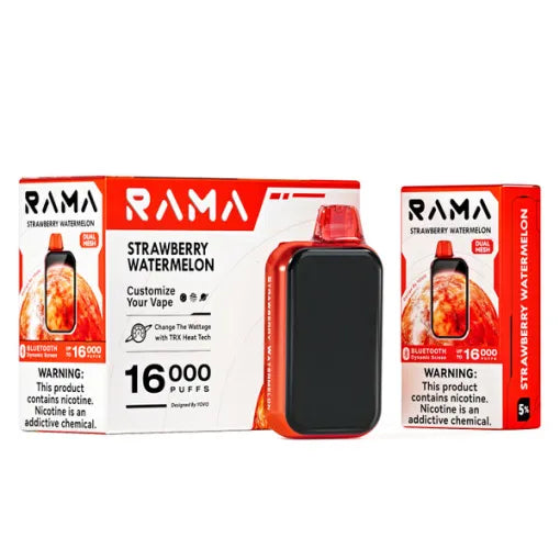 RAMA 16000 PUFFS 5CT STRAWBERRY WATERMELON