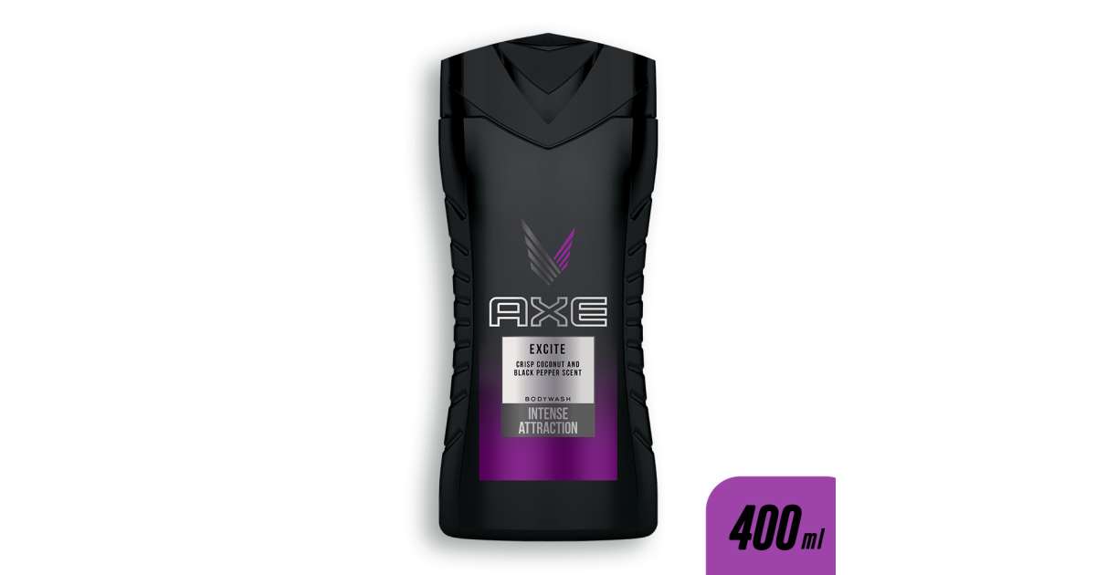 AXE BODY WASH 400ML EXCITE