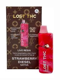 LOST THC THSA LIQUID DIAMOND 6G 5CT STRAWBERRY DIESEL