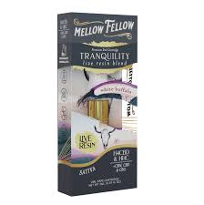 Mellow Fellow - Cartridge - 2ML - Live Resin - Tranquility Blend - White Buffalo