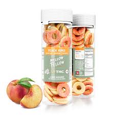 MELLOW FELLOW 400MG D9/CBD GUMMIES PEACH RINGS 6CT