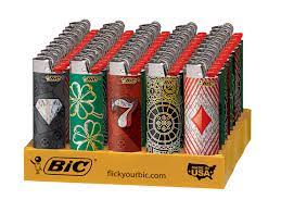 BIC LIGHTER 50CT CASINO