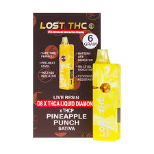 LOST THC THSA LIQUID DIAMOND 6G 5CT GARY PINEAPPLE PUNCH