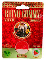 RHINO KING GUMMY 24CT STRAWBERRY