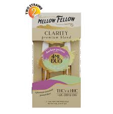 MELLOW FELLOW CLARITY BLEND 4ML CART DUOS DURBAN POISON/KUSH MINTS