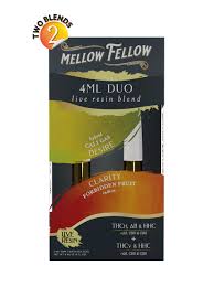 MELLOW FELLOW CLARITY BLEND 4ML CART DUOS cali gas/ FORBIDDEN FRUIT