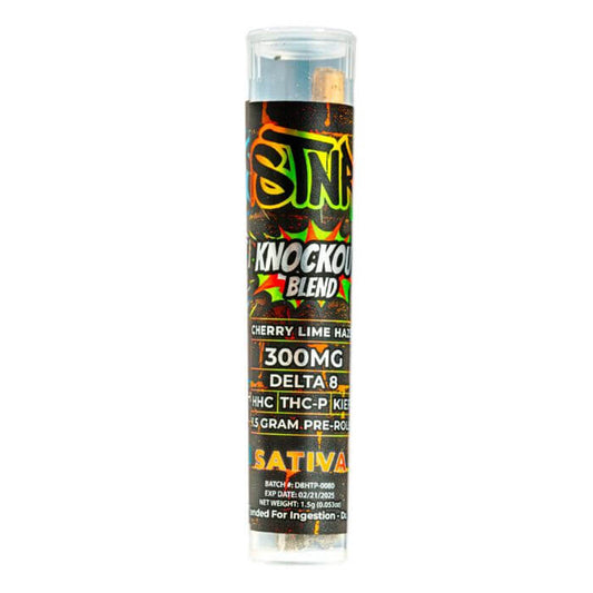 STNR KNOCKOUT BLEND 300MG 12PK PREROLL CHERRY LIME HAZE (SATIVA)