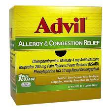 ADVIL ALLERGY & CONGESTION 50CT