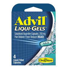 ADVIL PAIN RELIVER 4CT LIQUID GELS 6PK