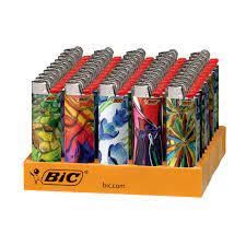 BIC LIGHTER 50CT BLOWN GLASS