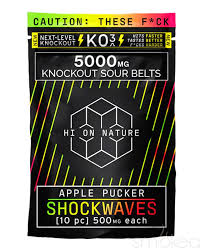 HIGH ON NATURE 5000 MG KO3 BLEND APPLE PUCKER