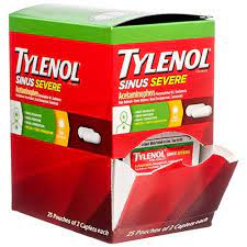 TYENEOL SEVER SINUS 25CT