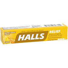 HALLS HONEY LEMON