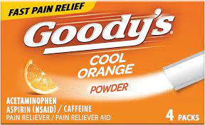 GOODY'S 4 FLVD CL ORANGE 6CT