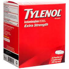 TYLENOL E/S 2PK 25CT