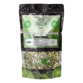 EARTH KRATOM 1500CT WHITE MAENG DA