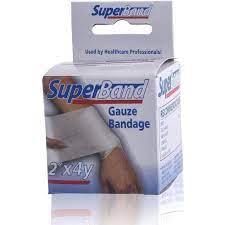 SUPERBAND BANDAGE 4IN GAUZE