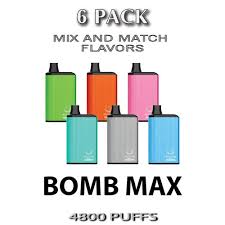 BOMB MAX 4800 PUFFS 6CT