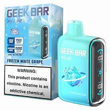 GEEK VAPE PULSE 15000 PUFFS 5CT FROZEN WHITE GRAPE