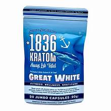 1836 KRATOM 20CT CAPSULE 10PK GREAT WHITE