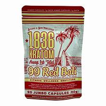 1836 KRATOM 20CT CAPSULE 10PK 99 RED BALI