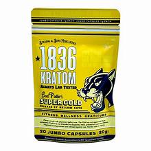 1836 KRATOM 20CT CAPSULE 10PK SUPPER GOLD