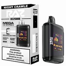 RAZZ DC25000 DISPOSABLE 5CT NIGHT CRAWLER