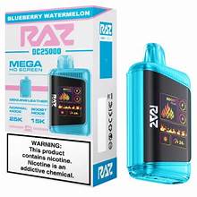 RAZZ DC25000 DISPOSABLE 5CT BLUEBERRY WATERMELON