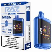 RAZZ DC25000 DISPOSABLE 5CT BLUE RAZZ ICE